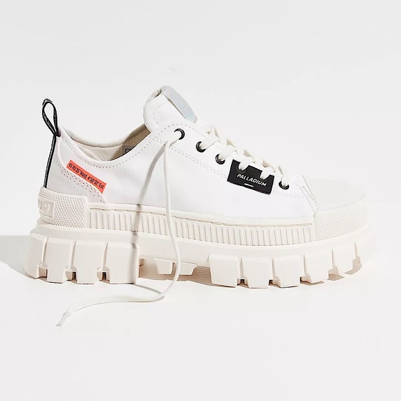 NEW Free People Revolt Lo Textile Sneakers In Star White US 10/EU 41 - Picture 2 of 12